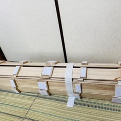 ニトリ 丸めてしまえるすのこベッドの画像