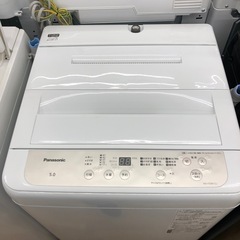 【ドリーム川西店御来店限定】 ☆ジモティー見たよ♪割引☆Panasonic  5㎏洗濯機　2022年製　クリーニング済み【212569000003683】の画像