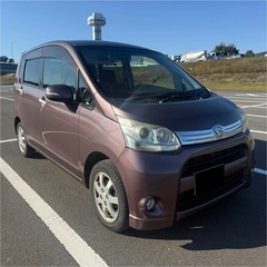 個人分割可❗️　ローン審査無し❗️　ムーヴ　カスタムX　H23　11万km　社外ナビ　ドラレコ　ETC　フルオートエアコン　即納できます🙌の画像