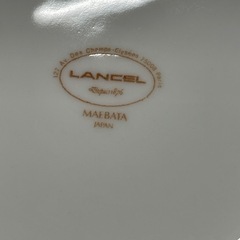 【引き取り限定】中古品　プレート　LANCEL  2枚セットの画像
