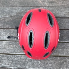 幼児用自転車　ヘルメット付きの画像