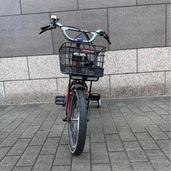 幼児用自転車　ヘルメット付きの画像