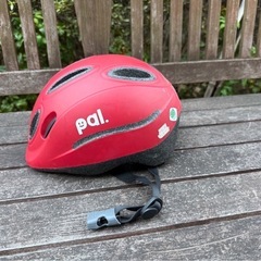 幼児用自転車　ヘルメット付きの画像