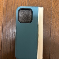 iPhone14Pro 手帳型（スカイブルー+ホワイト）の画像