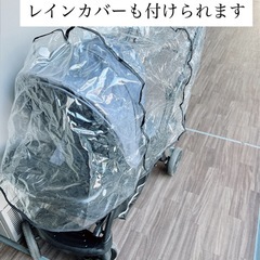 KATOJI ベビーカー　二人でゴーDX(デニム)の画像