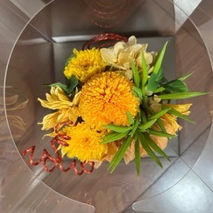 プリザーブドフラワー二点の画像