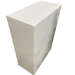 ホワイト スチール書庫・オープン書庫 3段の画像