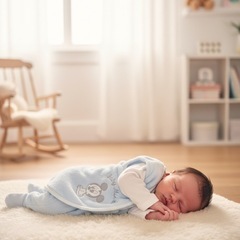 【未使用】スリーパー ふわふわ・あったか・可愛い！夢見る赤ちゃんのための「Baby Mickey」ベスト の画像
