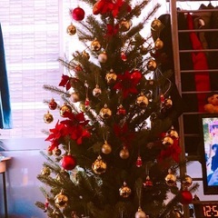 【装飾付】クリスマスツリー【180cm】の画像