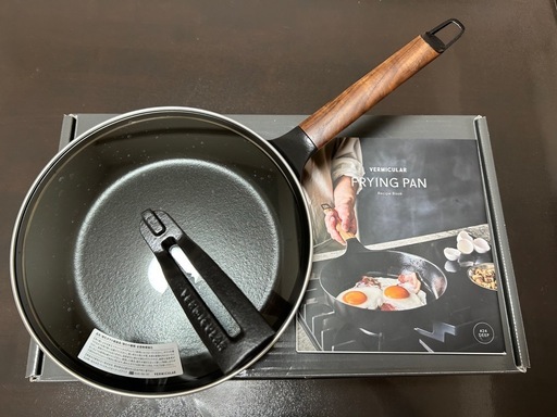 VERMICULAR フライパン 鋳鉄製 ガラス蓋付