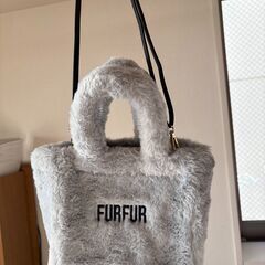 FURFUR　エコファートートバッグ　グレー　ファーファーの画像