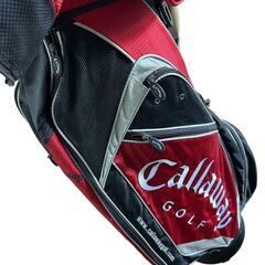 Callaway キャディバッグ 9型 レッド系の画像