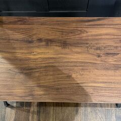 美品 ニトリ 折り畳みテーブル シェルフィの画像