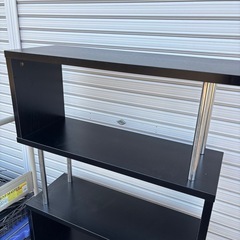 ディスプレイラック 本棚 S字 4段の画像