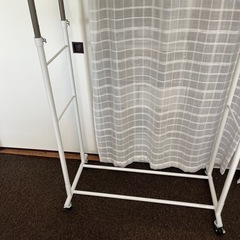 ハンガーラック　2段収納　の画像