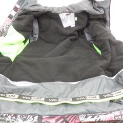 札幌市 清田区 VOLCOM ボルコム スノーボード ジャケット サイズSP(Sサイズ相当) ブラック×ピンクの画像