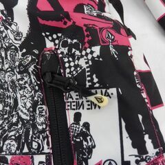 札幌市 清田区 VOLCOM ボルコム スノーボード ジャケット サイズSP(Sサイズ相当) ブラック×ピンクの画像