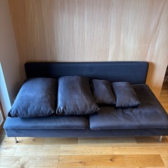 【IKEA】イケア ソーデルハムン ソファ ダークグレーの画像