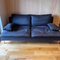 【IKEA】イケア ソーデルハムン ソファ ダークグレーの画像