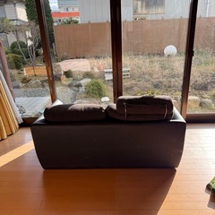 ソファ　2人がけ　美品(使用感あり)の画像