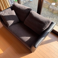 ソファ　2人がけ　美品(使用感あり)の画像