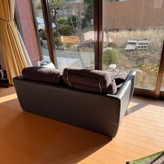 ソファ　2人がけ　美品(使用感あり)の画像
