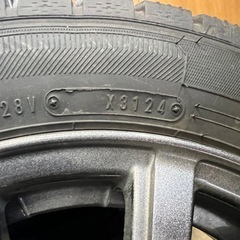 155/65R14 スタッドレス4本ホイールセット　ほぼ新品の画像