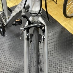 リユース品　air-on クロスバイク　430mm シルバーの画像