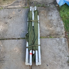 US野戦用ポータブルベッドアルミ製！の画像