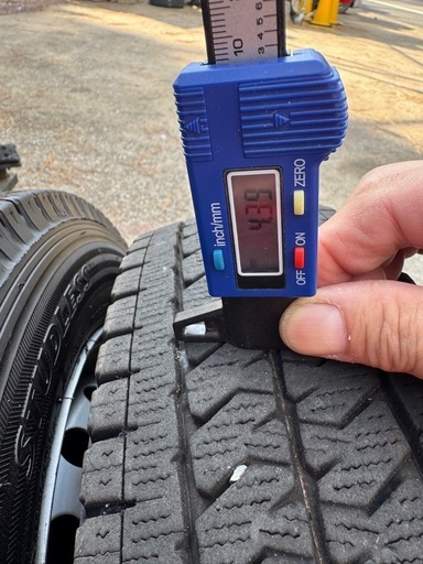 【商談中】ブリザック145/80R12ハイゼット純正ホイール付4本