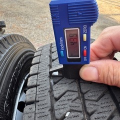 ブリザック145/80R12ハイゼット純正ホイール付4本の画像