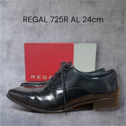 【美品】REGAL 革靴 ビジネスシューズ 725R AL 24cm リーガル
