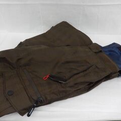 札幌市 清田区 キスマーク Kiss mark スノーボードウエア 上下セット マルチ柄 ユニセックス サイズXO の画像