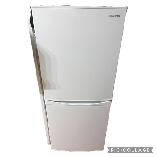 【白石区】【11/22 or 11/27 取りに来てくださる方】アイリスオーヤマ ノンフロン冷凍冷蔵庫 IRSD-14A-W 2022年製 一人暮らし用