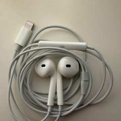 【使用品】EarPods iphone用イヤフォン ライトニングコネクタの画像