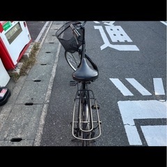 カゴ付きママチャリ中古の画像