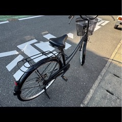 カゴ付きママチャリ中古の画像