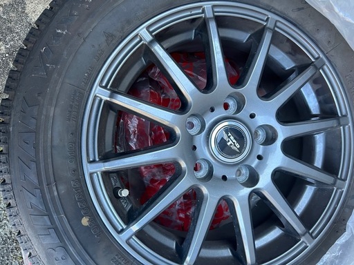 11/25迄　ブリヂストン スタッドレスタイヤ4本セット　ホイル付