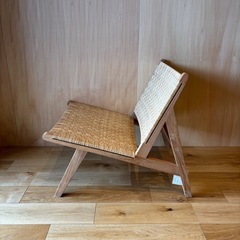【関家具】★未使用★定価¥71,500　ノーウェアライクホーム タスカー ラタンチェアの画像
