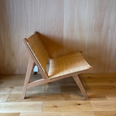 【関家具】★未使用★定価¥71,500　ノーウェアライクホーム タスカー ラタンチェアの画像