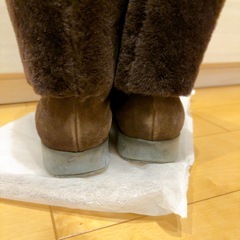 【美品】MEPHISTO メフィスト ムートン ロングブーツ US8 スエードの画像