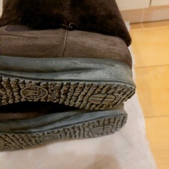 【美品】MEPHISTO メフィスト ムートン ロングブーツ US8 スエードの画像