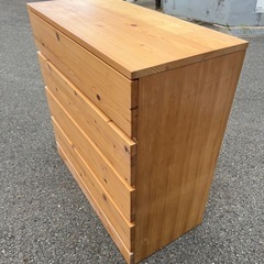 💕無印良品　パイン材　チェストの画像