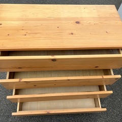 💕無印良品　パイン材　チェストの画像