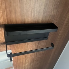 【美品】山崎実業 tower バス収納セット（白＆黒）／洗面器つき／まとめ売りの画像