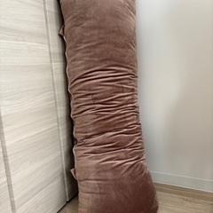 【Pamyo】抱き枕（120cm・ブラウン）横向き寝・妊婦さん★現地お渡し・女性限定の画像