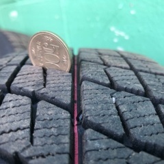 軽自動車用、バリ目！スタッドレス 155/65Ｒ13ホイール 4本 セットの画像