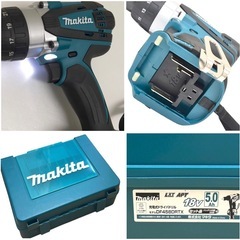 【只今商談中】マキタ 充電式 ドライバドリル DF458D 18V ケース付の画像