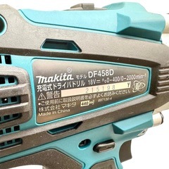 【只今商談中】マキタ 充電式 ドライバドリル DF458D 18V ケース付の画像
