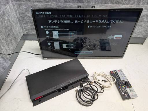 東芝 REGZA 32V34 ＋ SHARP レコーダー 2B-C10CW1